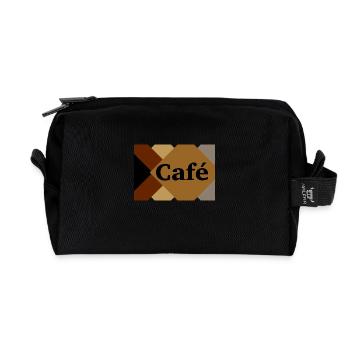 CAF - Recycelte Kulturtasche - Schwarz - Vorne