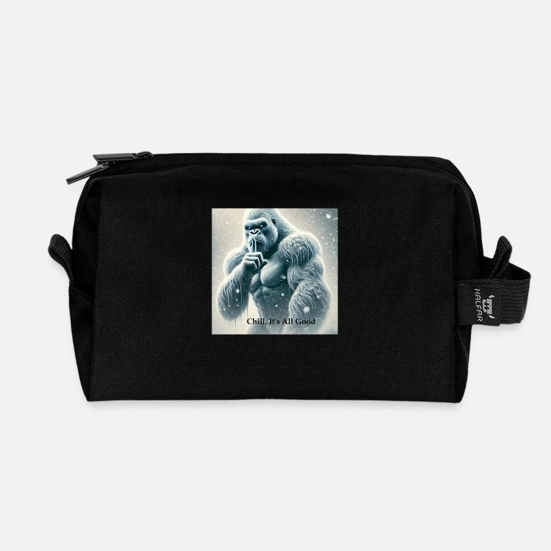 souleil fenix 13 - Recycelte Kulturtasche - Schwarz