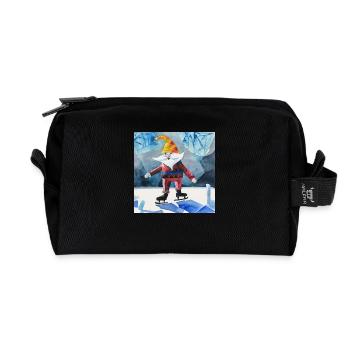 Die Wunder des Winters - Recycelte Kulturtasche - Schwarz - Vorne