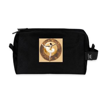 Flexibility - Recycled Toiletry Zip Bag - black - Front
