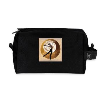 The perfect combination - Recycled Toiletry Zip Bag - black - Front