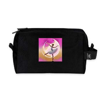 Ideally - Recycled Toiletry Zip Bag - black - Front
