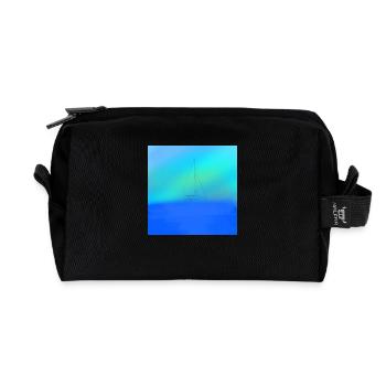 Naviguez dans le monde - Trousse de toilette en tissu recyclé - noir - Devant