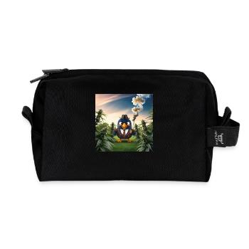 Weed Whisperer - Recycled Toiletry Zip Bag - black - Front