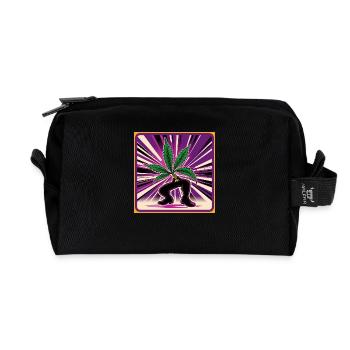 Stoned Striders - Recycelte Kulturtasche - Schwarz - Vorne