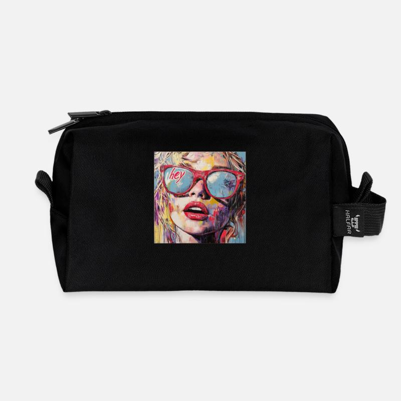 HEY - Recycled Toiletry Zip Bag - black