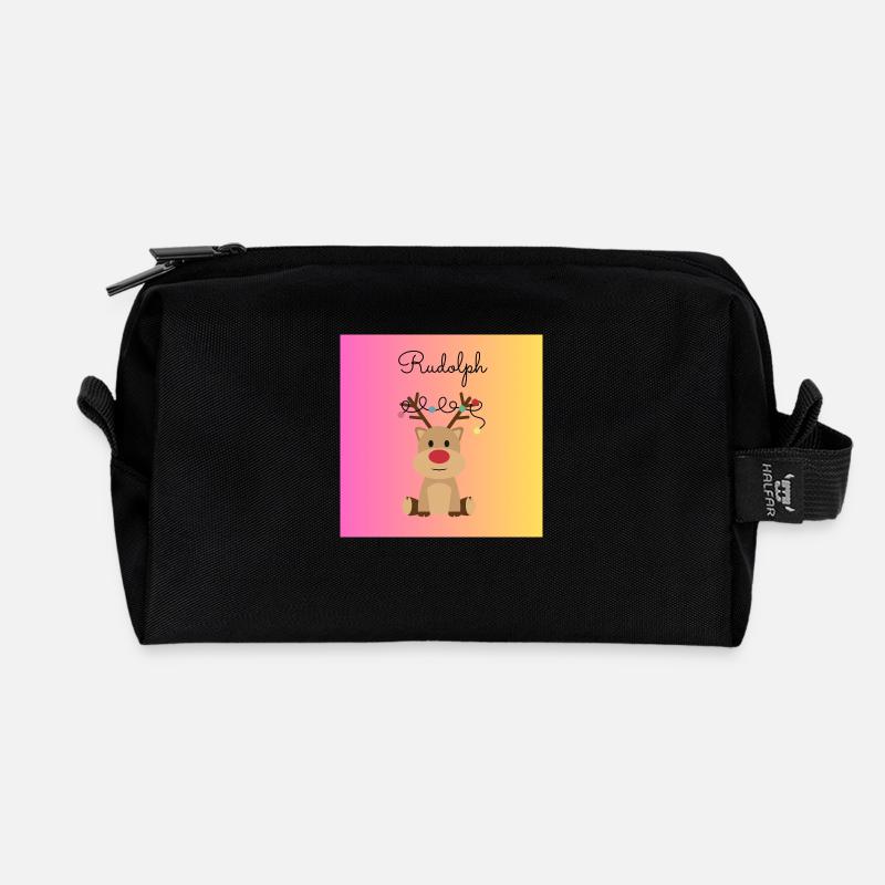 Rudolph - Recycelte Kulturtasche - Schwarz