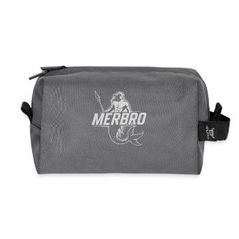 Merbro - Stilvoller Meeresfan - Recycelte Kulturtasche - Anthrazit - Vorne