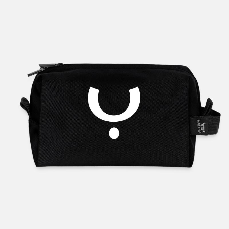 Yoga - Recycelte Kulturtasche - Schwarz