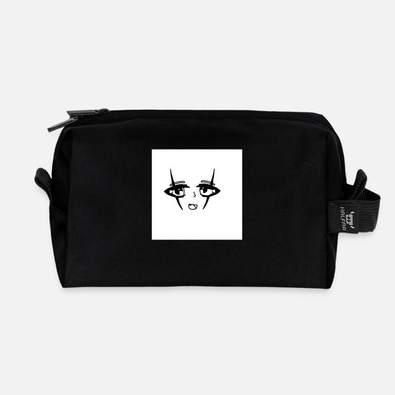 Visage - Trousse de toilette en tissu recyclé - noir