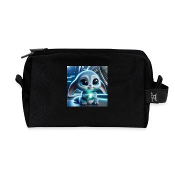 alien - Recycelte Kulturtasche - Schwarz - Vorne