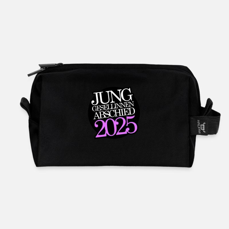 Junggesellinnenabschied 2025 Jga - Recycelte Kulturtasche - Schwarz
