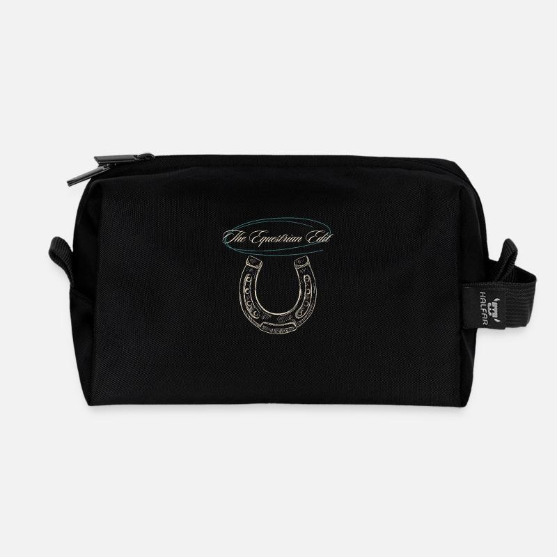Horseshoe The Equestrian Edit - Recycelte Kulturtasche - Schwarz