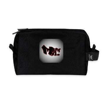 Allez-y - Trousse de toilette en tissu recyclé - noir - Devant