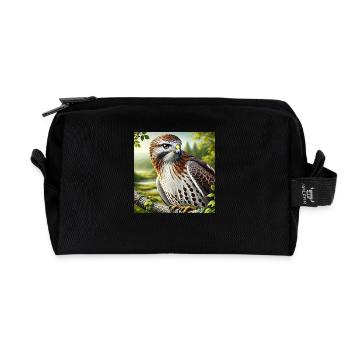 Rapace - Trousse de toilette en tissu recyclé - noir - Devant