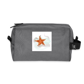 Étoile de mer - Trousse de toilette en tissu recyclé - anthracite - Devant