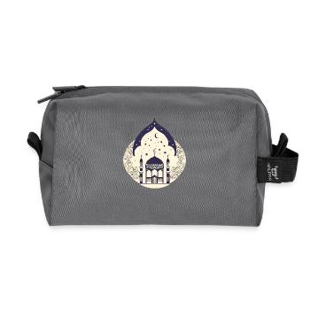 Ramadan Gift Eid Mubarak Islam Allah Muslim - Recycled Toiletry Zip Bag - anthracite - Front