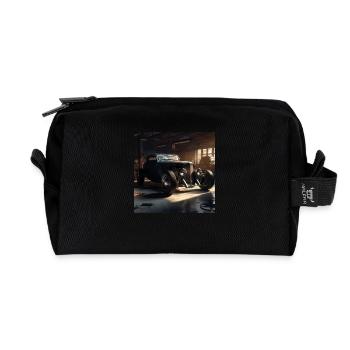 Rock ́N ́Roll - Trousse de toilette en tissu recyclé - noir - Devant