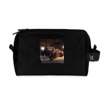 Gros Hot Rod - Trousse de toilette en tissu recyclé - noir - Devant