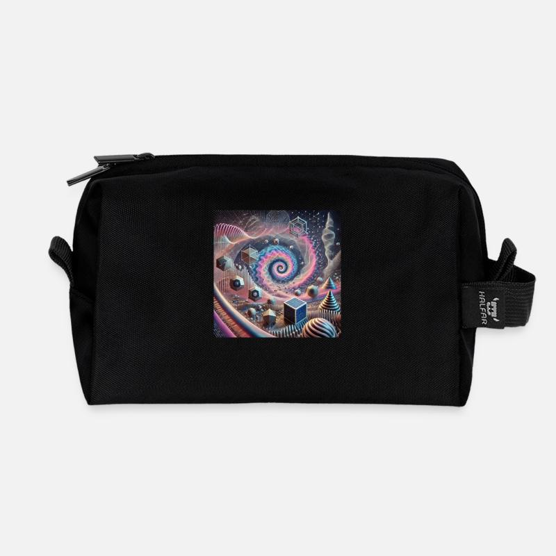DANTE ALEGRIA - Recycled Toiletry Zip Bag - black