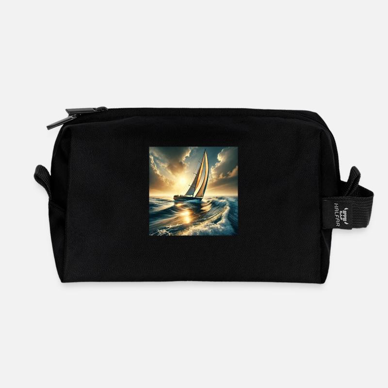 1000013530 - Recycelte Kulturtasche - Schwarz