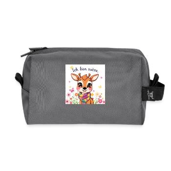 Sweet D - Recycelte Kulturtasche - Anthrazit - Vorne