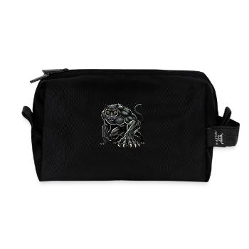 panther - Recycled Toiletry Zip Bag - black - Front