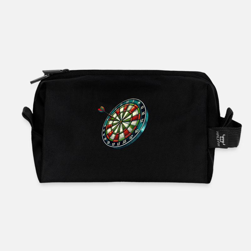 cible - Trousse de toilette en tissu recyclé - noir