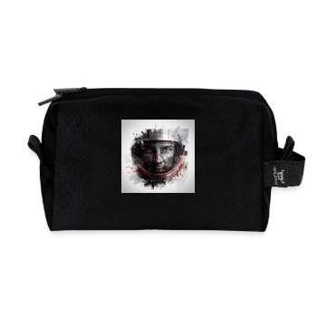 Motorsport - Recycled Toiletry Zip Bag - black - Front