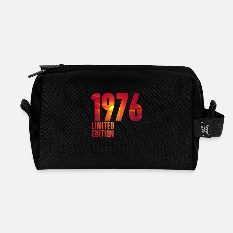 1976 - Recycelte Kulturtasche - Schwarz
