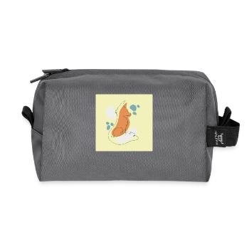 Fuchs - Recycelte Kulturtasche - Anthrazit - Vorne