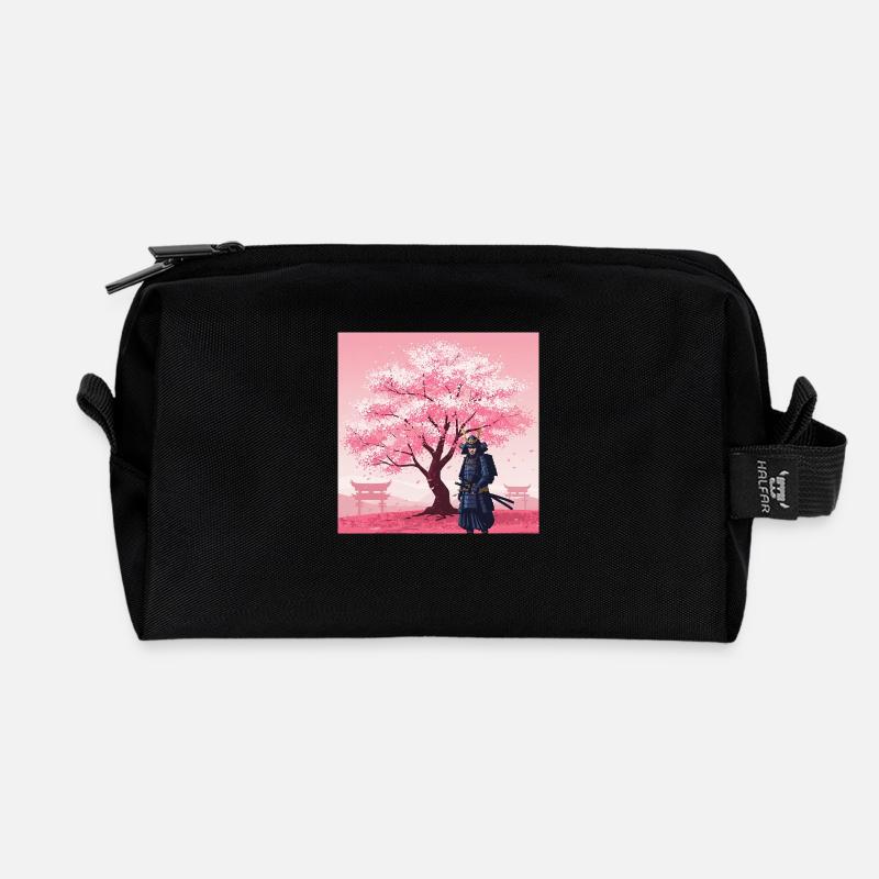 Samurai: Die Krieger des alten Japan - Recycelte Kulturtasche - Schwarz