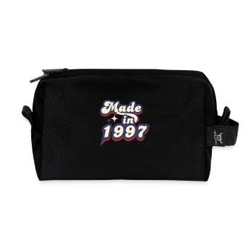 Hergestellt im Jahr 1997 Retro - Recycelte Kulturtasche - Schwarz - Vorne
