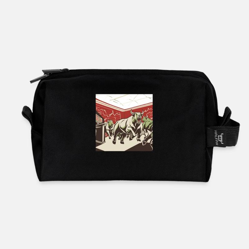 Börsenmarkt - Recycelte Kulturtasche - Schwarz
