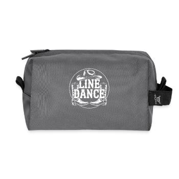 Line Dance Group Training My Dance Sport - Recycled Toiletry Zip Bag - anthracite - Front