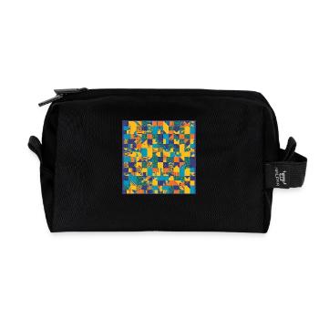QEDSW - Recycelte Kulturtasche - Schwarz - Vorne