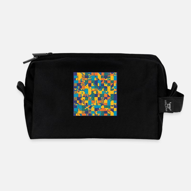 QEDSW - Recycelte Kulturtasche - Schwarz