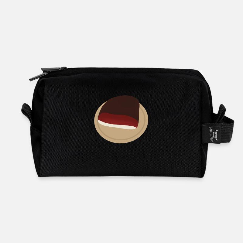 Tiroler Speck - Recycelte Kulturtasche - Schwarz