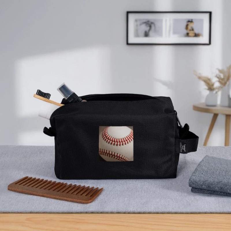 Baseball Recycled Toiletry Zip Bag
