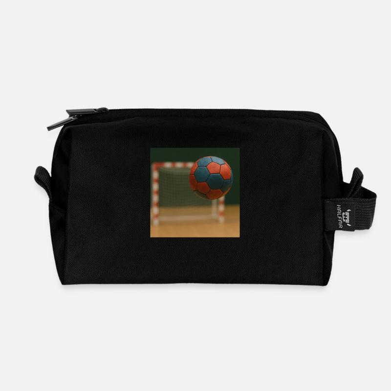 Sport - Handball - Recycled Toiletry Zip Bag - black