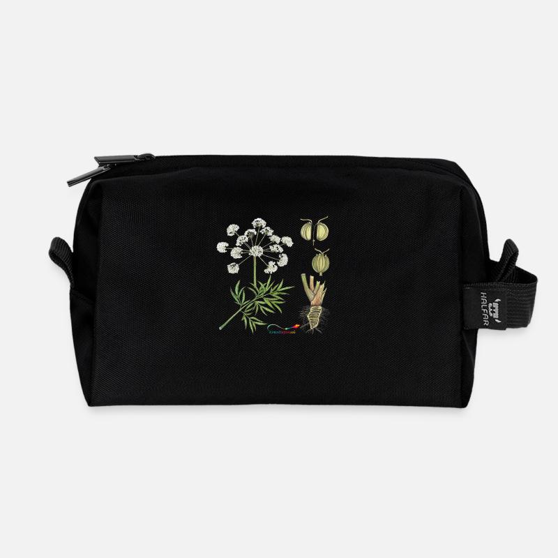 Wasserschierling - Recycelte Kulturtasche - Schwarz