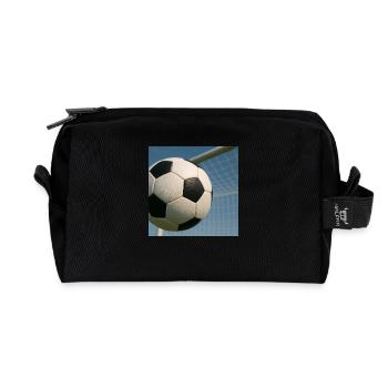 Sport - Football - Recycled Toiletry Zip Bag - black - Front