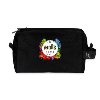 Malle 2025 Colorful - Recycled Toiletry Zip Bag - black - Front
