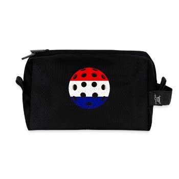 Pickleball Pays-Bas - Trousse de toilette en tissu recyclé - noir - Devant