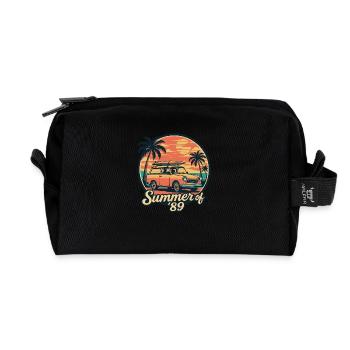 Été 89 - Trousse de toilette en tissu recyclé - noir - Devant