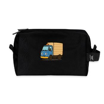 TRUCK - Recycled Toiletry Zip Bag - black - Front