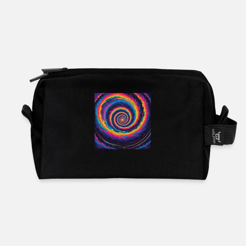 Fantasy Designs - Recycled Toiletry Zip Bag - black