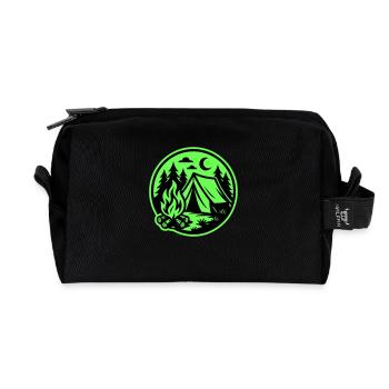 Tente de camping Nature - Trousse de toilette en tissu recyclé - noir - Devant