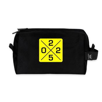 2025 - Recycelte Kulturtasche - Schwarz - Vorne