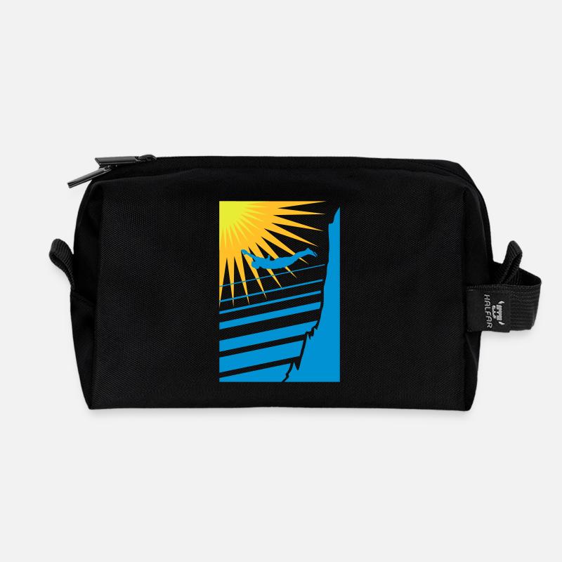 Klipspringer - Recycled Toiletry Zip Bag - black